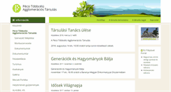 Desktop Screenshot of pecsikisterseg.hu